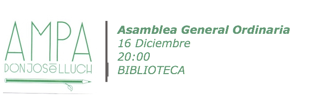 Asamblea General AMPA. Diciembre 2021